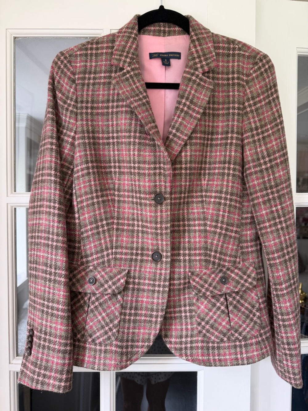 Brooks Brothers Women "Vintage 346" Classic Wool Blazer Jacket